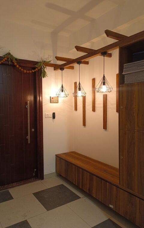 Personalized 3BHK Flat Amazing modern interior design in Hyderabad