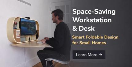 Space-Saving Workstation and Desk